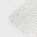 Fata de masa Crochet, Homla, 130x170 cm, bumbac/poliester, alb