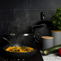 Tigaie Curly, Ambition, 24 cm, aluminiu, negru