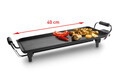 Gratar electric Teppanyaki, Fritel, TY 1485, 1800W, 40x22, aluminiu, negru/argintiu