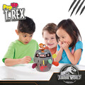 T-Rex-ul saltaret Tomy, 14x11.5 cm, plastic, multicolor