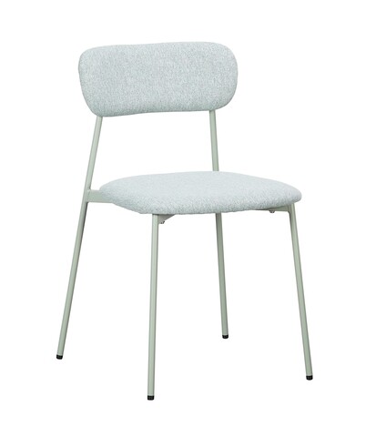 Scaun Inka, Bizzotto, 45x49x78 cm, otel/poliester, verde