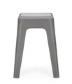 Scaun Hobbit, Bizzotto, 36.5x36.5x46.5 cm, polipropilena, gri