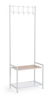 Alb;Natural, Cuier cu pantofar