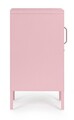 Comoda / noptiera Cambridge, Bizzotto, 2 rafturi reglabile, 40x35x76 cm, otel, roz pastel