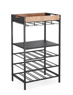 Negru, Suport sticle de vin