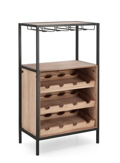 Negru, Suport sticle de vin