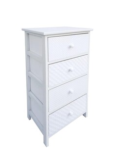 Alb, Comoda 4 sertare