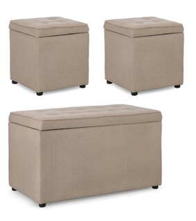 Grej, Set 3 taburete