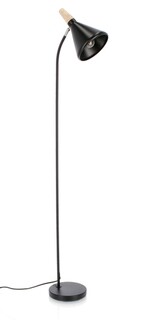 Negru, Lampadar 31x20x148 cm