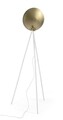 Lampadar Design, Bizzotto, 87x56x155 cm, 1 x E27, 60W, otel, alb