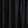 Draperie Velas, Homla, 140x250 cm, catifea din poliester, negru