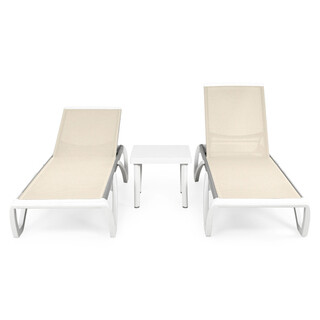 Alb;Crem, Set 3 piese