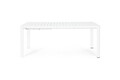 Masa extensibila pentru gradina/terasa Kiplin, Bizzotto, 180-240x100x77.5 cm, aluminiu, alb