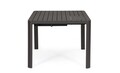 Masa extensibila pentru gradina/terasa Kiplin, Bizzotto, 149 x 97/149 x 77.5 cm, aluminiu, gri carbune