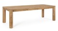 Masa pentru gradina Maverick, Bizzotto, 240x100x77 cm, lemn de tec reciclat, natural