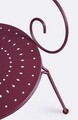 Scaun pentru gradina Etienne, Bizzotto, 49x49x89 cm, otel, invelis e-coating, finisaj mat, bordo