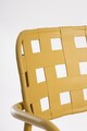 Scaun pentru gradina Clover, Bizzotto, 52x54x80 cm, otel tratat pentru exterior, ocru