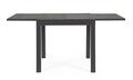 Masa extensibila pentru gradina/terasa Cliv, Bizzotto, 80 - 160 x 80 x 75 cm, aluminiu, antracit