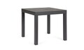 Masa extensibila pentru gradina/terasa Cliv, Bizzotto, 80 - 160 x 80 x 75 cm, aluminiu, antracit