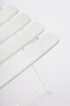 Scaun pentru gradina Yasmin, Bizzotto, pliabil, 42x48x81 cm, otel, invelis e-coating, finisaj mat, alb