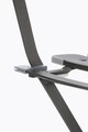 Scaun pentru gradina Yasmin, Bizzotto, pliabil, 42x48x81 cm, otel, invelis e-coating, finisaj mat, gri carbune