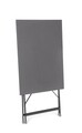 Masa pentru gradina Yasmin, Bizzotto, pliabila, 50x70x71 cm, otel, invelis e-coating, finisaj mat, gri carbune