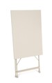 Masa pentru gradina Yasmin, Bizzotto, pliabila, 50x70x71 cm, otel, invelis e-coating, finisaj mat, sampanie