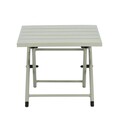 Masuta de cafea pentru gradina/terasa Taylor, Bizzotto, pliabila, 44x43x36 cm, aluminiu, verde breeze