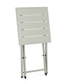 Masuta de cafea pentru gradina/terasa Taylor, Bizzotto, pliabila, 44x43x36 cm, aluminiu, verde breeze