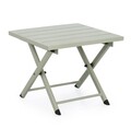 Masuta de cafea pentru gradina/terasa Taylor, Bizzotto, pliabila, 44x43x36 cm, aluminiu, verde breeze