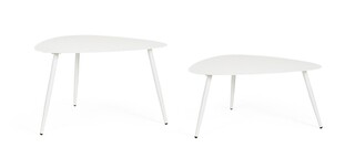 Alb, Set 2 masute 77.5 cm