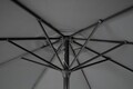 Umbrela pentru gradina/terasa Kalife, Bizzotto, 300 cm, stalp D46/48 mm, aluminiu/poliester, gri inchis