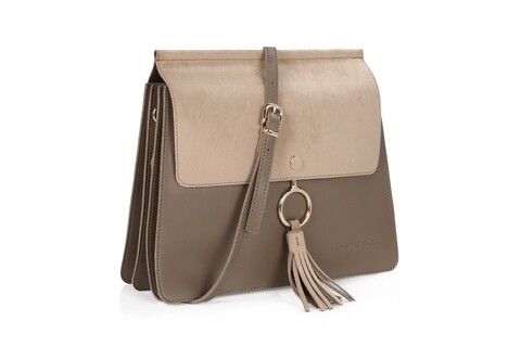 Geanta Beverly Hills Polo Club, 601, piele ecologica, kaki