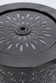 Fantana decorativa cu LED Miki, Bizzotto, D25x23 cm, metal, negru