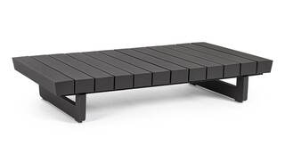 Gri carbune, Masuta de cafea 126x73.5 cm