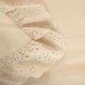 Lenjerie de pat pentru o persoana Morain, Homla, 2 piese, 140x200 cm, microfibra din poliester, bej