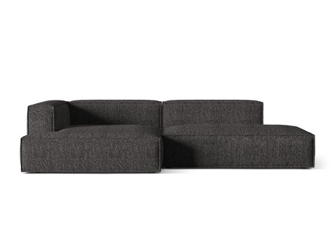 Coltar modular stanga 4 locuri, Nuria-260, Micadoni Home, 312x147x72 cm, tesatura boucle, antracit