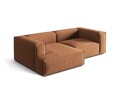 Coltar modular stanga 3 locuri, Nuria-88, Micadoni Home, 252x147x72 cm, catifea, miere