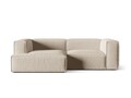 Coltar modular stanga 3 locuri, Nuria-215, Micadoni Home, 252x147x72 cm, tesatura structurata chenille, bej