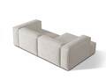 Coltar modular stanga 3 locuri, Nuria-260, Micadoni Home, 252x147x72 cm, tesatura boucle, gri bej melange