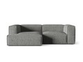Coltar modular stanga 3 locuri, Nuria-260, Micadoni Home, 252x147x72 cm, tesatura boucle, grafit