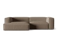 Coltar modular stanga 4 locuri, Nuria-215, Micadoni Home, 292x147x72 cm, tesatura structurata chenille, cappuccino