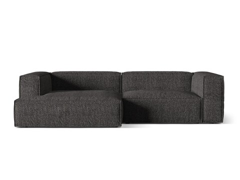 Coltar modular stanga 4 locuri, Nuria-260, Micadoni Home, 292x147x72 cm, tesatura boucle, antracit