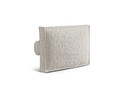 Perna decorativa, Nuria-260, Micadoni Home, 60x40x26 cm, tesatura boucle, gri bej melange