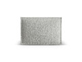 Perna decorativa, Nuria-260, Micadoni Home, 60x40x26 cm, tesatura boucle, argintiu