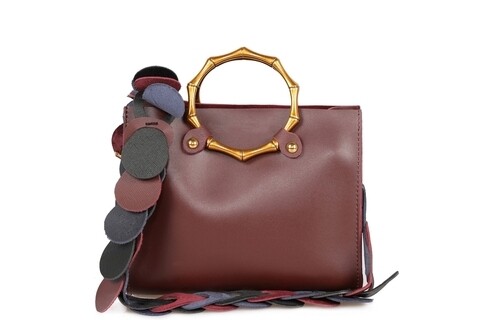 Geanta Beverly Hills Polo Club, 712, piele ecologica, visiniu