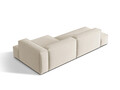Coltar modular dreapta 4 locuri, Nuria-88, Micadoni Home, 312x147x72 cm, catifea, bej