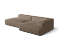 Coltar modular dreapta 4 locuri, Nuria-215, Micadoni Home, 312x147x72 cm, tesatura structurata chenille, cappuccino