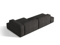 Coltar modular dreapta 4 locuri, Nuria-260, Micadoni Home, 312x147x72 cm, tesatura boucle, antracit