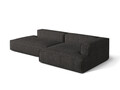 Coltar modular dreapta 4 locuri, Nuria-260, Micadoni Home, 312x147x72 cm, tesatura boucle, antracit